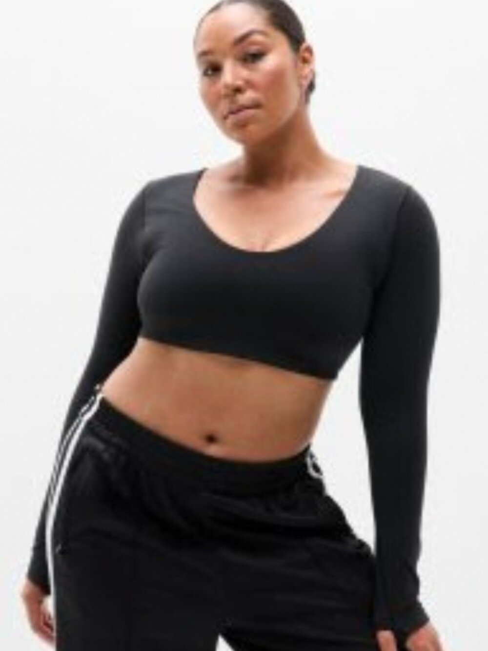 Athleta Transcend Scoop Crop Top